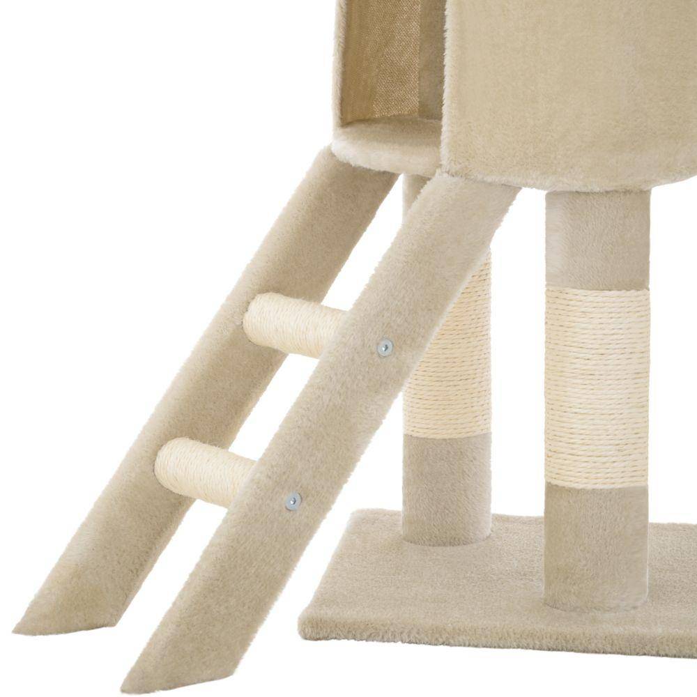 Arbre à chat 142 cm beige - Image 5