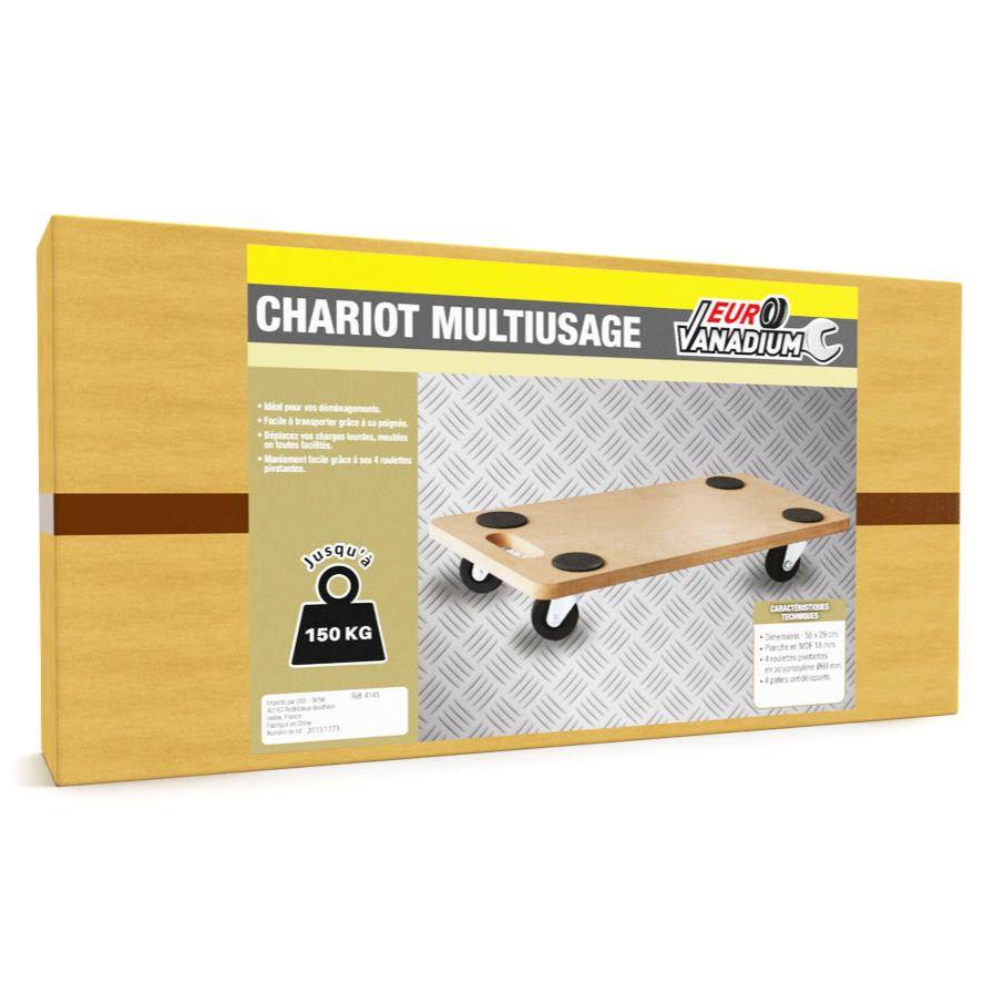 Euro Vanadium - Plateau roulant à roulettes - Image 4