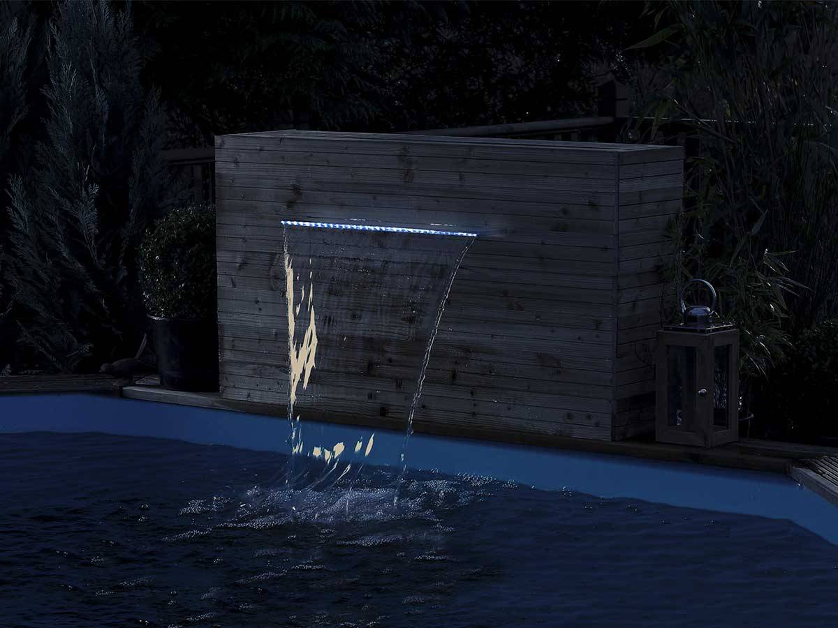 Ubbink - Cascade de piscine Niagara 35 LED transparente 60 cm - Ubbink - Image 4