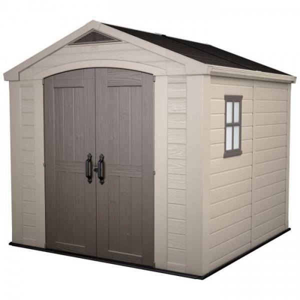Keter - Abri de jardin en résine 6,6 m² KETER Sydney 88 Beige et Marron - Image 2