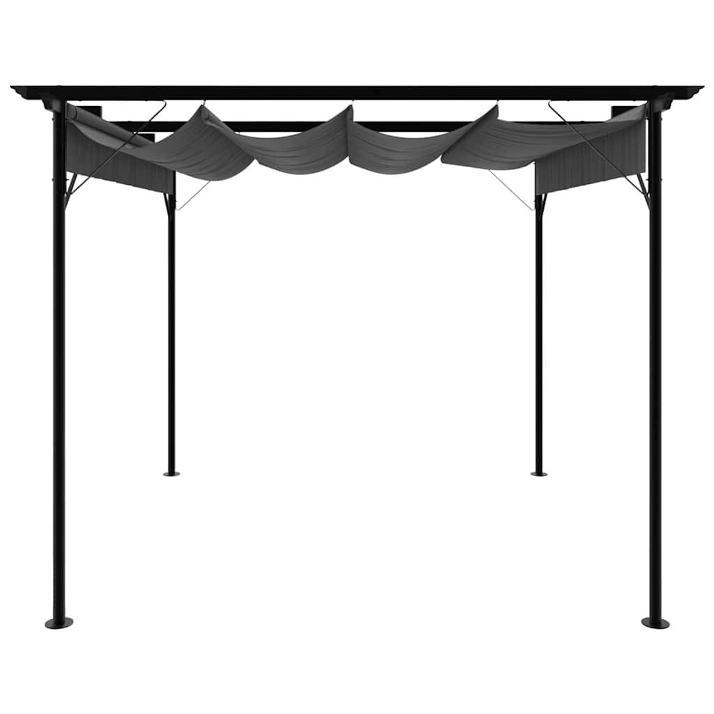 Prolenta Premium - Pergola acier anthracite  3 x 3 x 2,25 m  - Prolenta premium p3163.5 - Image 1