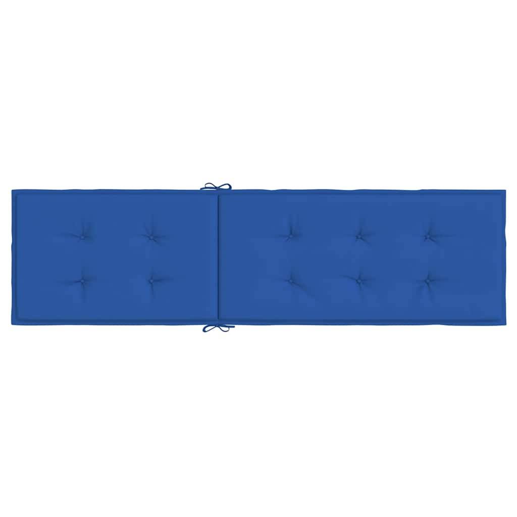 PANGIVO - Coussin de chaise de terrasse tissu Oxford bleu royal 180 x 50 x 4 cm - PANGIVO - Image 5