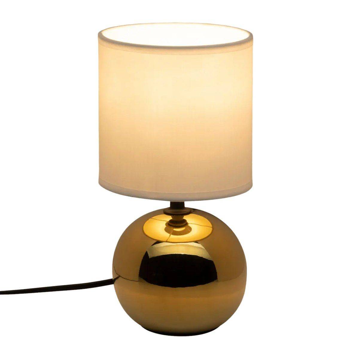 Lampe à Poser Céramique "Boule" 25cm Or - Image 2