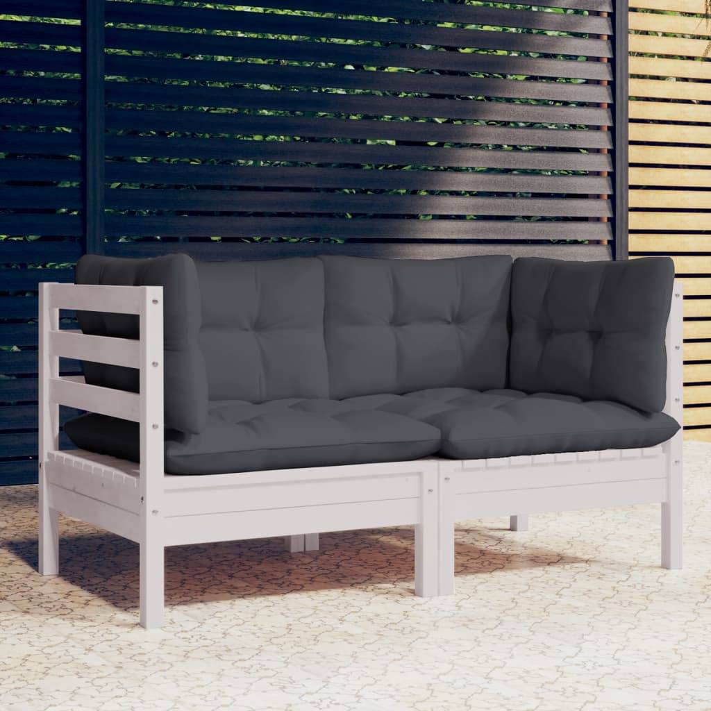 Prolenta Premium - Banc de jardin Blanc 64 X 64 cm - Prolenta Premium
