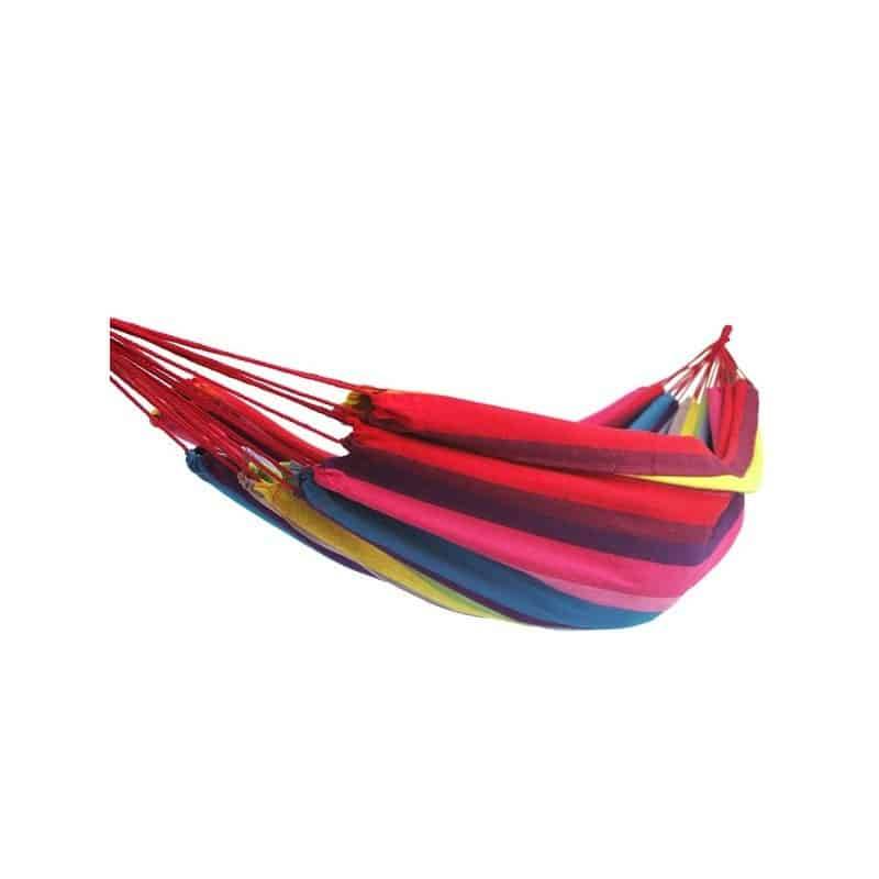 Hamac Detente - Hamac double Rayé Rouge - Hamac Detente - Image 1