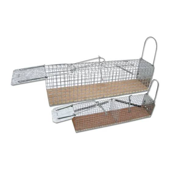 Piège cage à rat 1 entée 235 x 80 x 100 mm - Image 1