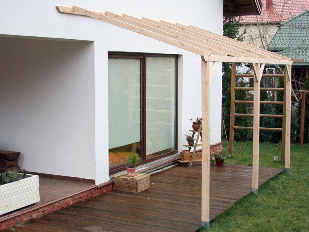Habrita - Carport mural - Pergola adossable / Autoclavé Habrita - Image 1
