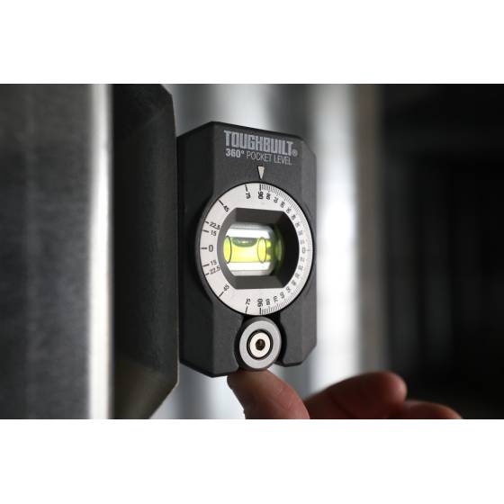 Niveau de poche magnétique à 360° -TOUGHBUILT - TB-H2-L-4R-BEA - Image 7