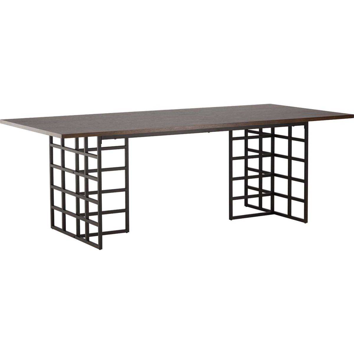 Furniture Fashion - Table de repas 100 x 220 cm Ystad - Image 1