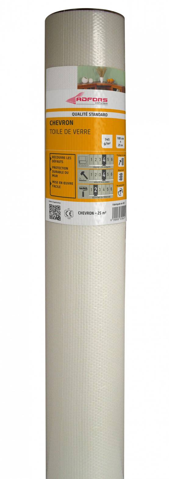 Centrale Brico - Fibre de verre 100 g/m² Maille classique 25mx100cm - Image 3