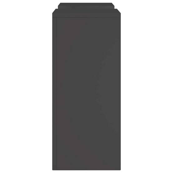Lot de 2 Supports hauts pour plantes en Acier Design moderne résistant UV pour Balcon Noir 24x24x55 cm – ComfortXL Outdoor Living - Image 7