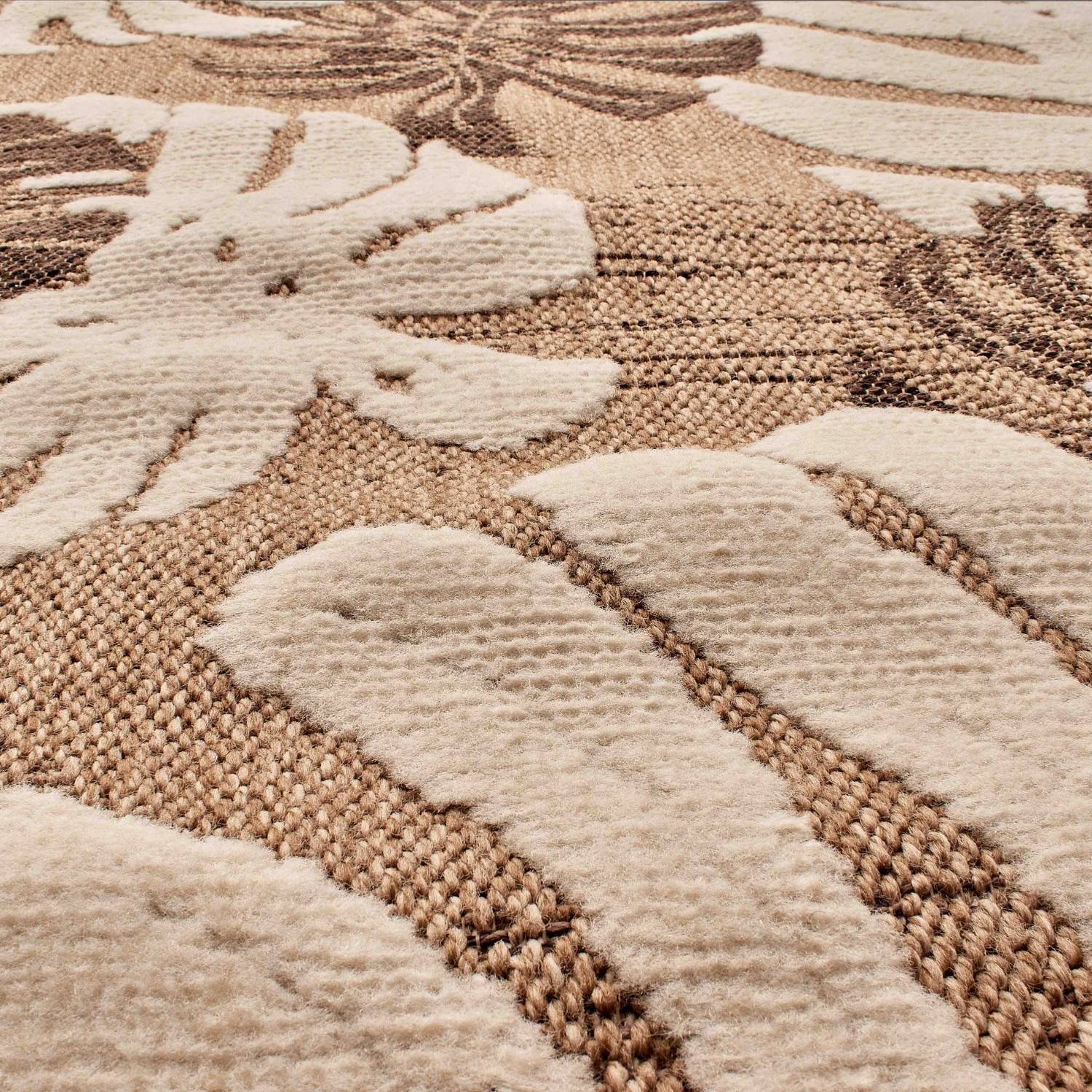 Autre - Tapis intérieur et extérieur en polypropylène marron 60x180cm - Image 2