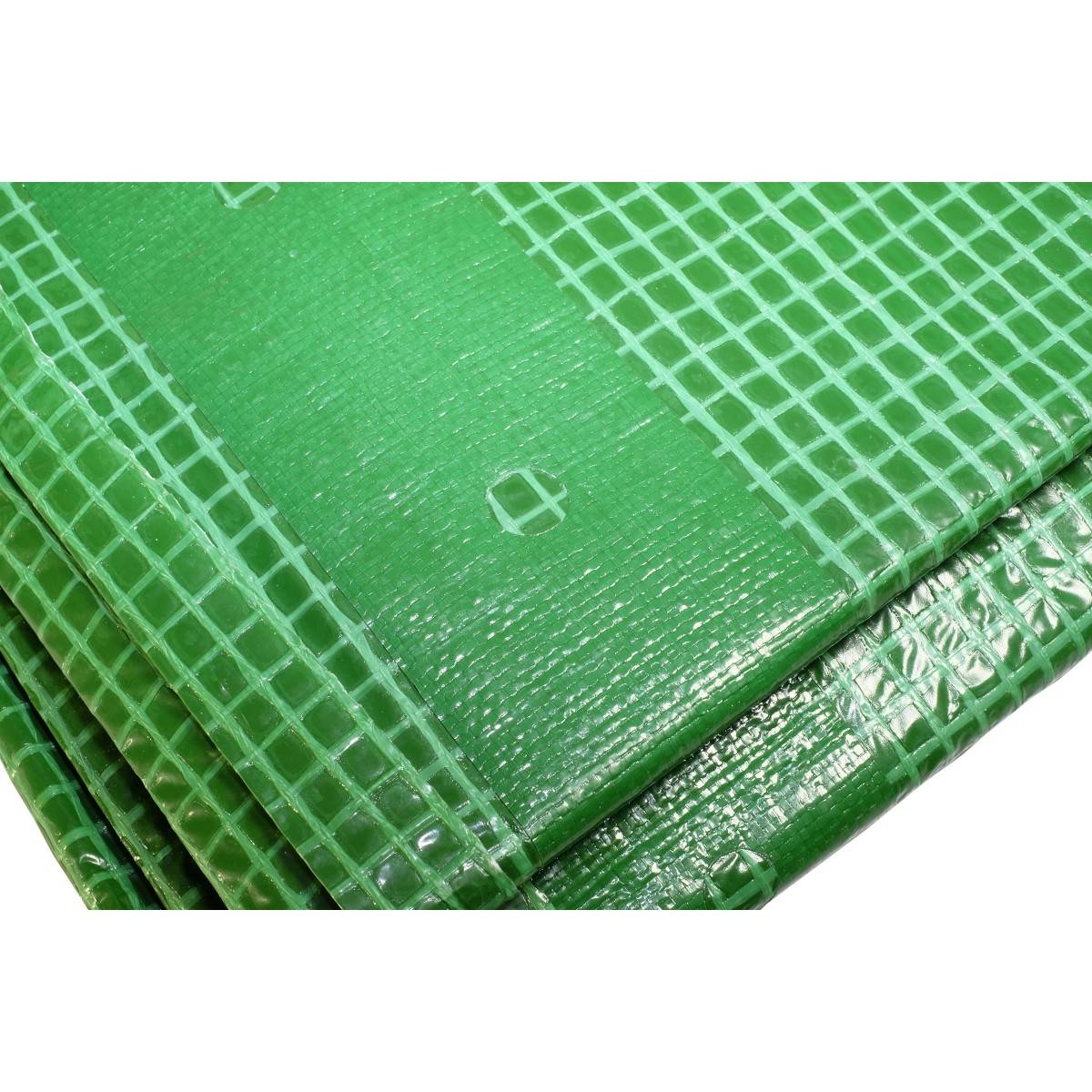 Toile 4 x 3 m pour pergola et tonnelle VERTE Polyéthylène 170g/m² Poids 2,04kg KZ GARDEN - Image 4