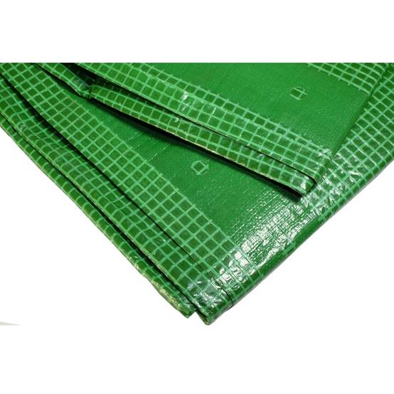 Toile 4 x 3 m pour pergola et tonnelle VERTE Polyéthylène 170g/m² Poids 2,04kg KZ GARDEN - Image 5