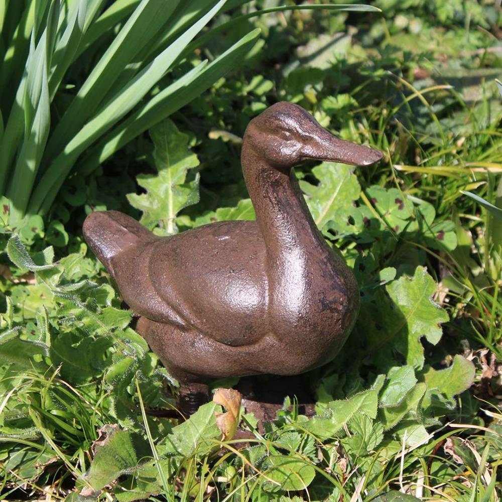 La Grande Prairie - Canard décoratif en fonte 18 x 7 x 19 cm - Image 2