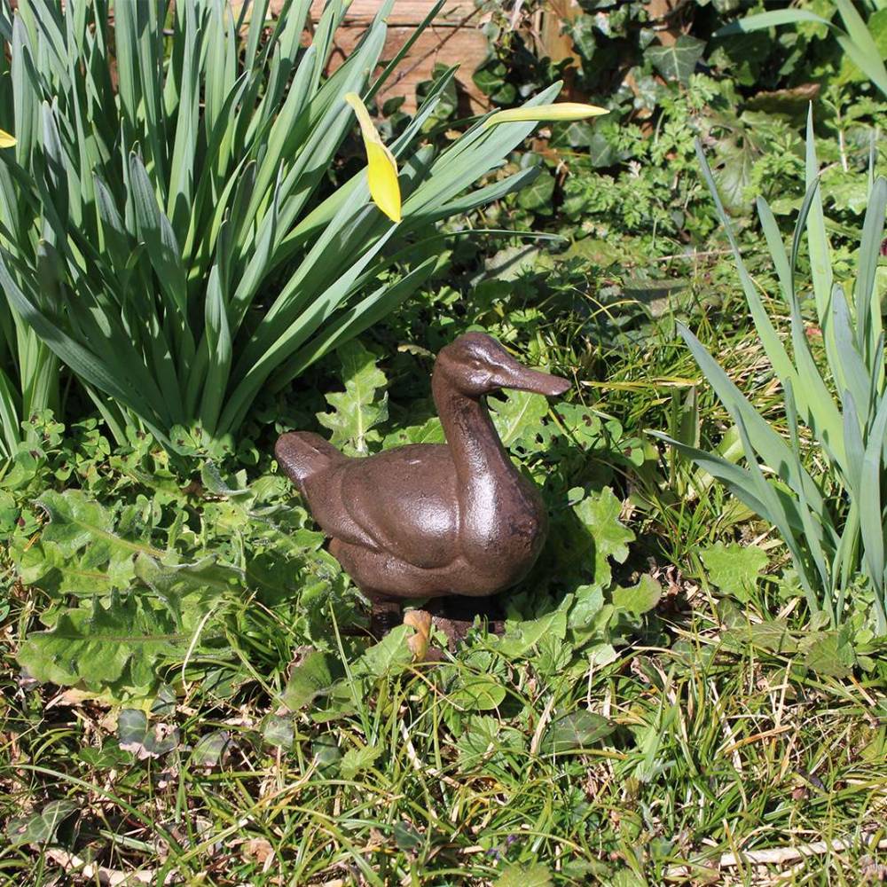 La Grande Prairie - Canard décoratif en fonte 18 x 7 x 19 cm - Image 3