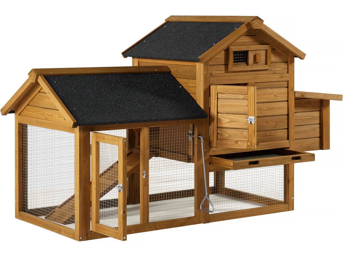 Habitat Et Jardin - Poulailler "poulette" Avec Pondoir En Bois - Marron -habitat Et Jardin - Image 4