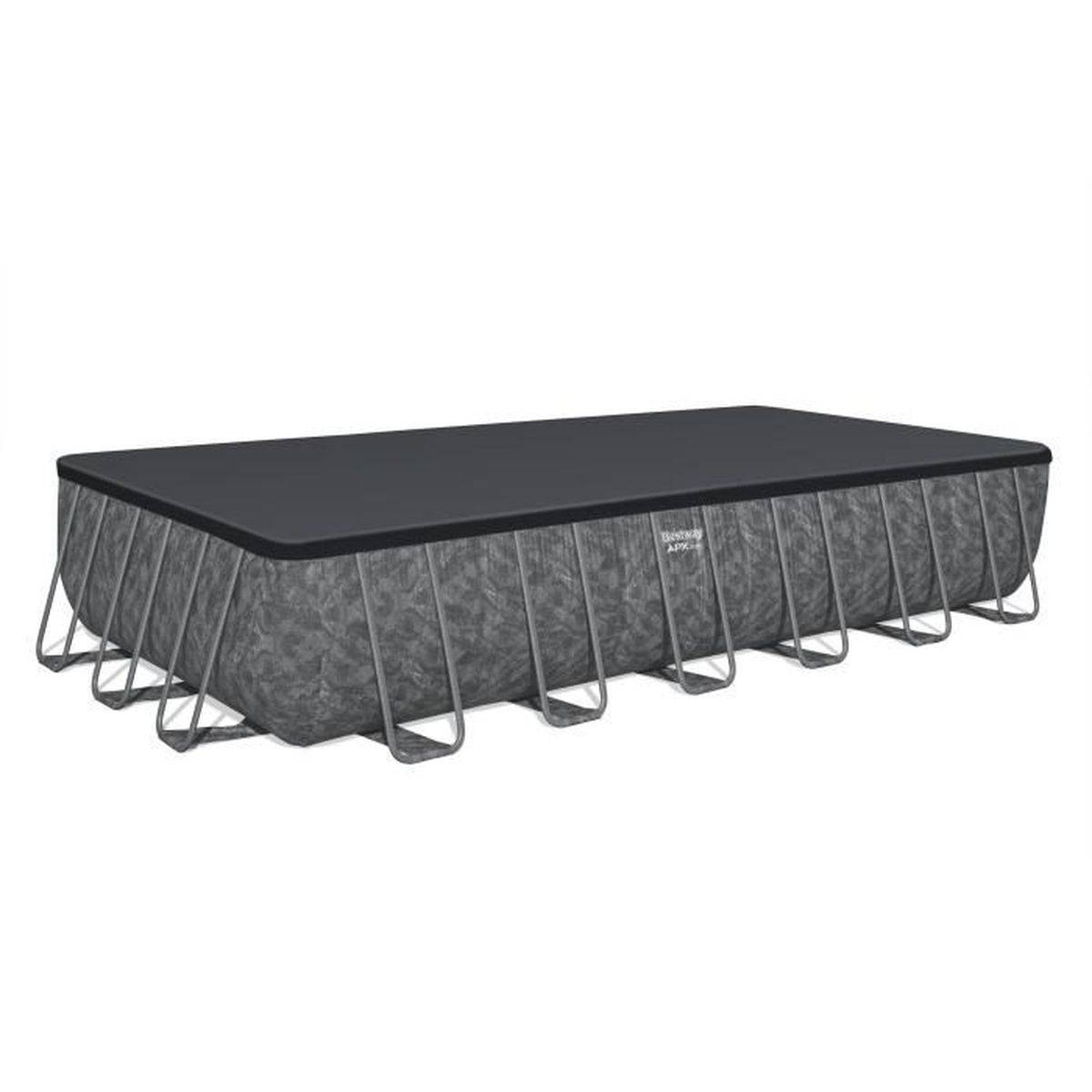 Bestway - Piscine hors-sol rectangulaire 732 x 366 x 132 cm, Tritech bleu, filtration à sable 5,7 m3/h - Bestway - Image 7