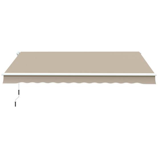 Store vertical extérieur aluminium balcon réduction chaleur 400x250cm beige - ComfortXL Outdoor Living - Image 2