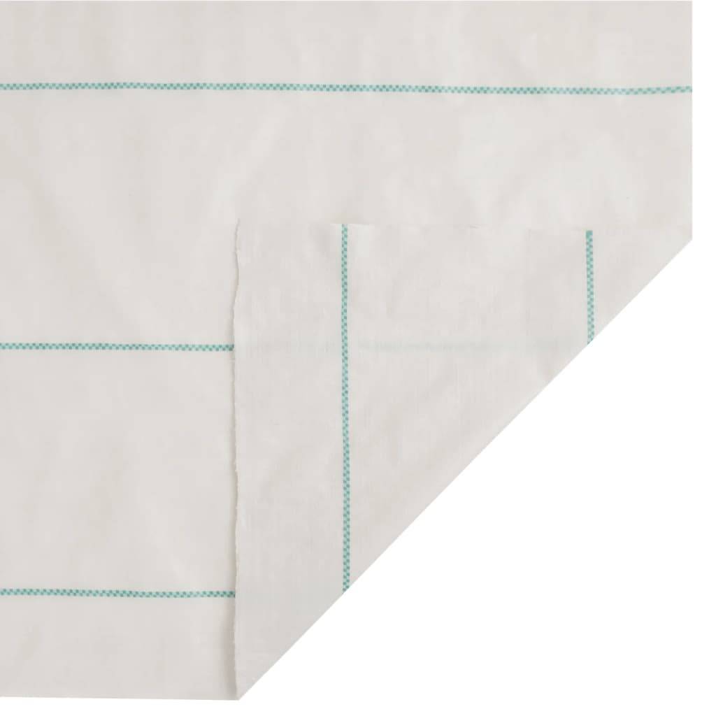 Toile de paillage Polypropylène Jardin Potager Anti-repousse mauvaises herbes 0,5x200m Blanc - ComfortXL Outdoor Living - Image 7