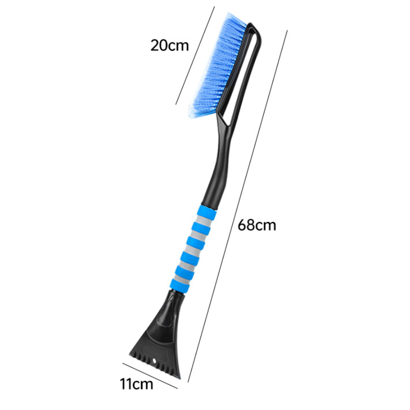Brosse à neige pour pare-brise de voiture, grattoir à glace, grattoir à neige amovible pour voitures, camions, SUV (bleu), lot de 2, 27 pouces-Lytech - Image 7