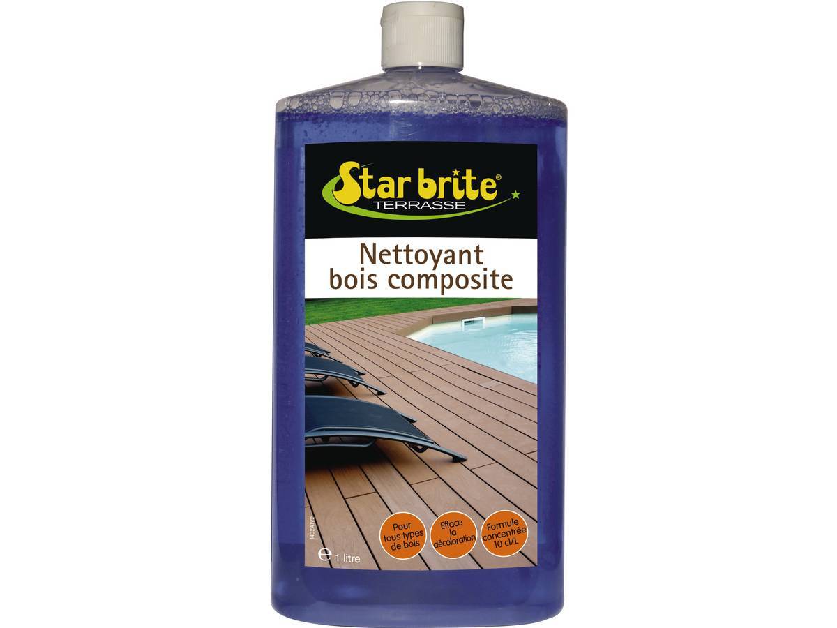 Nettoyant Terrasse Concentré Spécial Bois Composite - 1 L -habitat Et Jardin