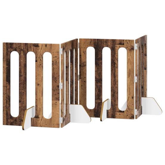 PANGIVO - Clôture pour animaux bois chêne 201 x 38 x 70 cm - PANGIVO - Image 2