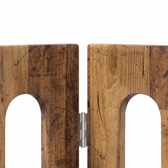 PANGIVO - Clôture pour animaux bois chêne 201 x 38 x 70 cm - PANGIVO - Image 6
