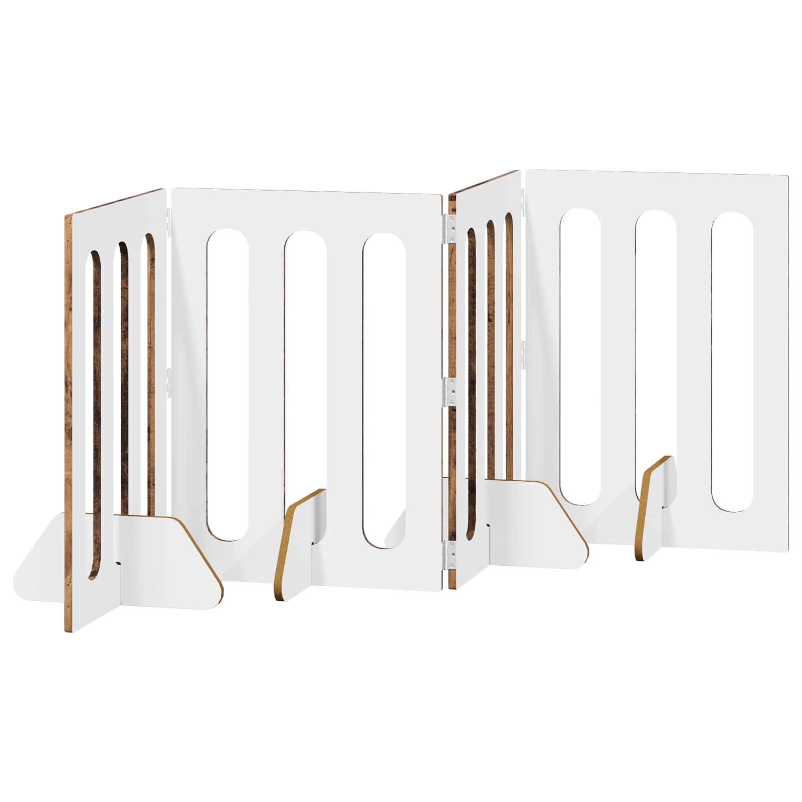 PANGIVO - Clôture pour animaux bois chêne 201 x 38 x 70 cm - PANGIVO - Image 5
