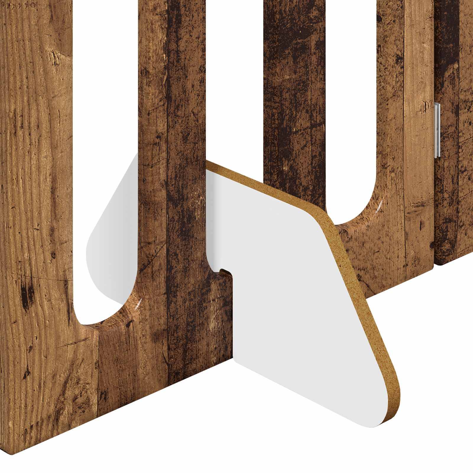 PANGIVO - Clôture pour animaux bois chêne 201 x 38 x 70 cm - PANGIVO - Image 7