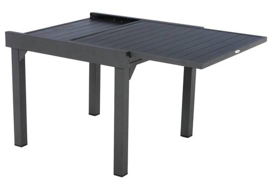 Hesperide - Table de jardin extensible "Piazza" graphite 8 places en aluminium traité époxy - Hespéride - Image 5