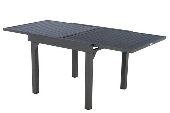 Hesperide - Table de jardin extensible "Piazza" graphite 8 places en aluminium traité époxy - Hespéride - Image 3