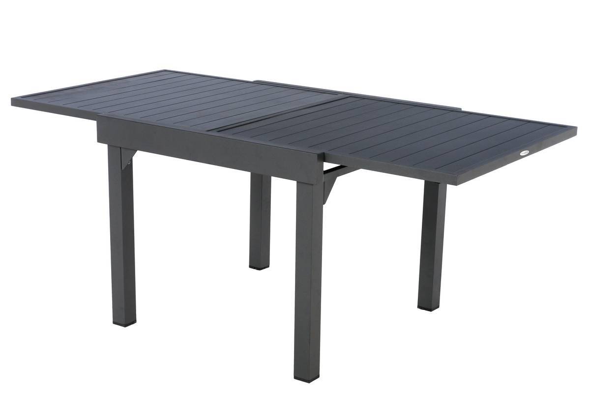 Hesperide - Table de jardin extensible "Piazza" graphite 8 places en aluminium traité époxy - Hespéride - Image 3