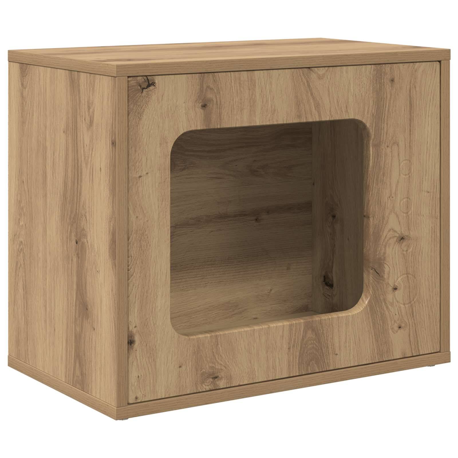 Vidaxl - Maison pour chat Chêne artisan 51 x 30 x 42,5 cm vidaXL 8000652 - Image 2