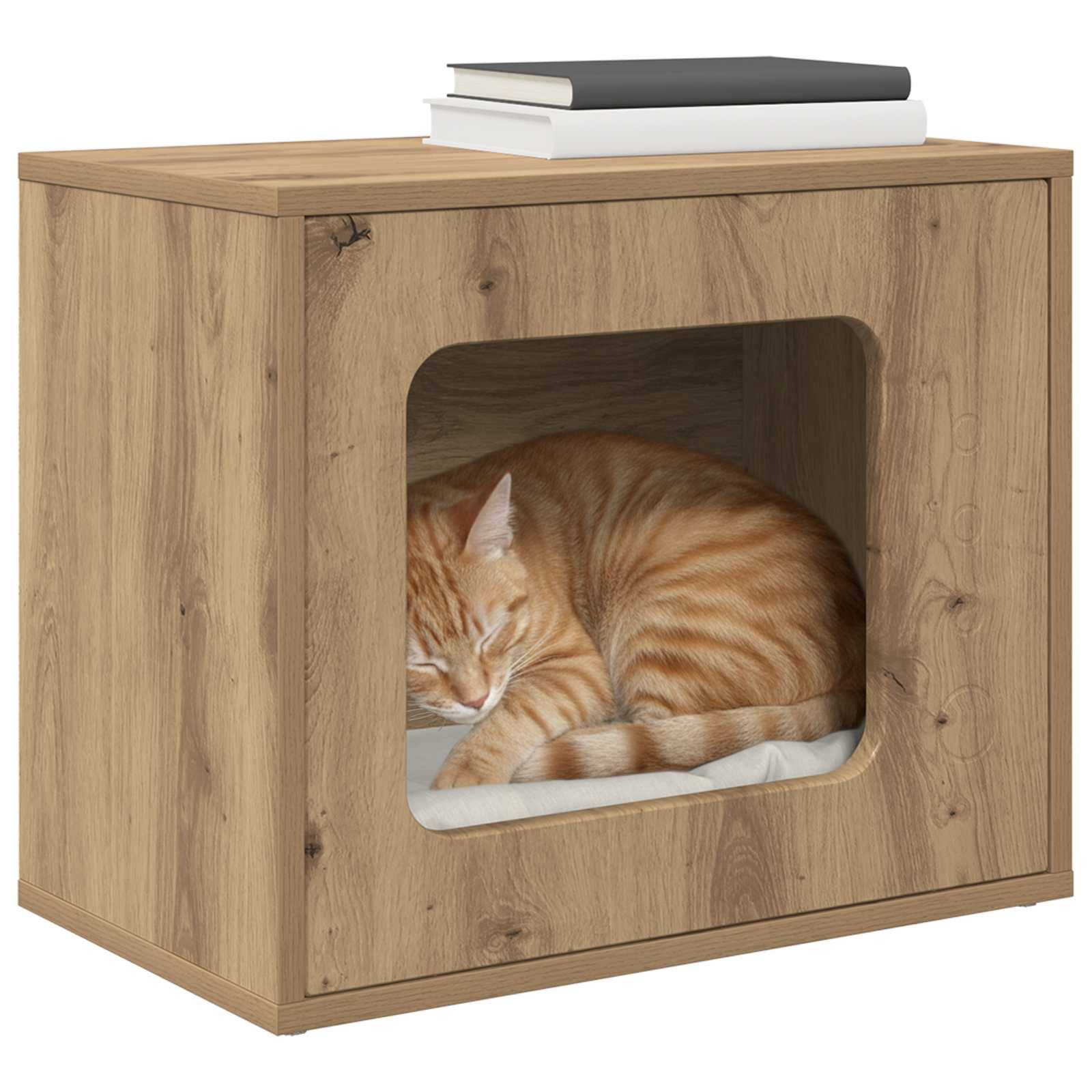 Vidaxl - Maison pour chat Chêne artisan 51 x 30 x 42,5 cm vidaXL 8000652 - Image 4