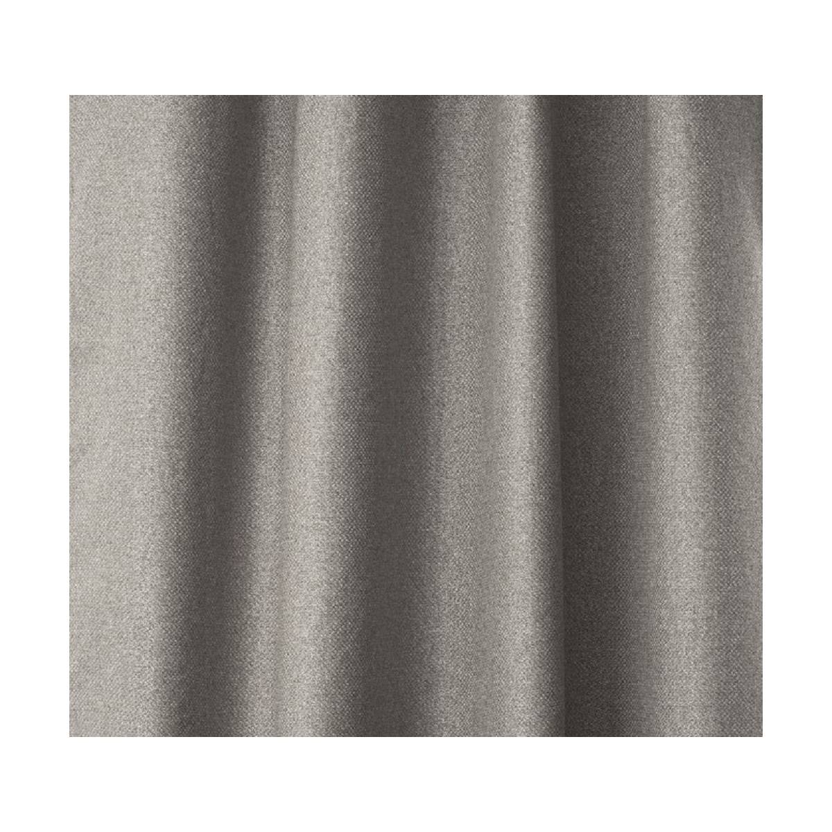Atmosphera - Lot de 2 Rideaux à œillets isolant et occultant Gris 140 x 260 cm - Image 3