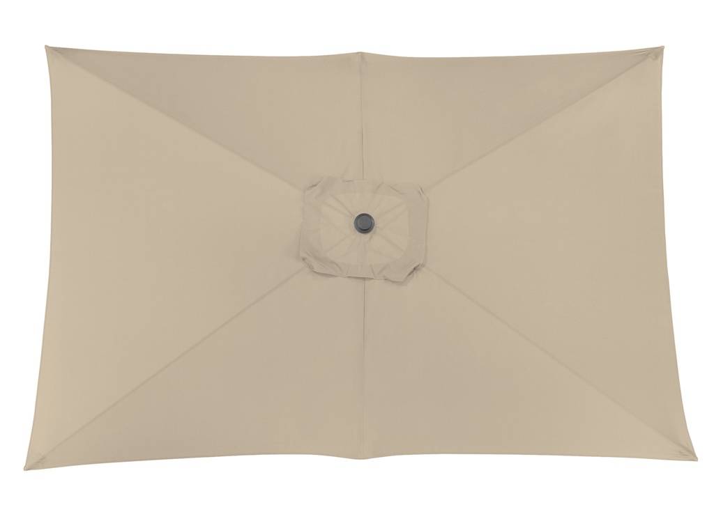 Proloisirs - Toile Parasol Mat Droit 3x2 par 6 Polyester 250gr - Ecru - Proloisirs