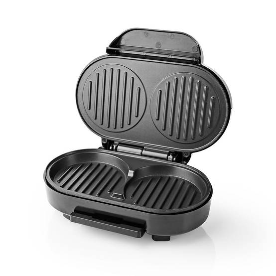Appareil à Hamburger électrique 1000W 10.5Cm Revêtement anti adhésif NEDIS - Image 3