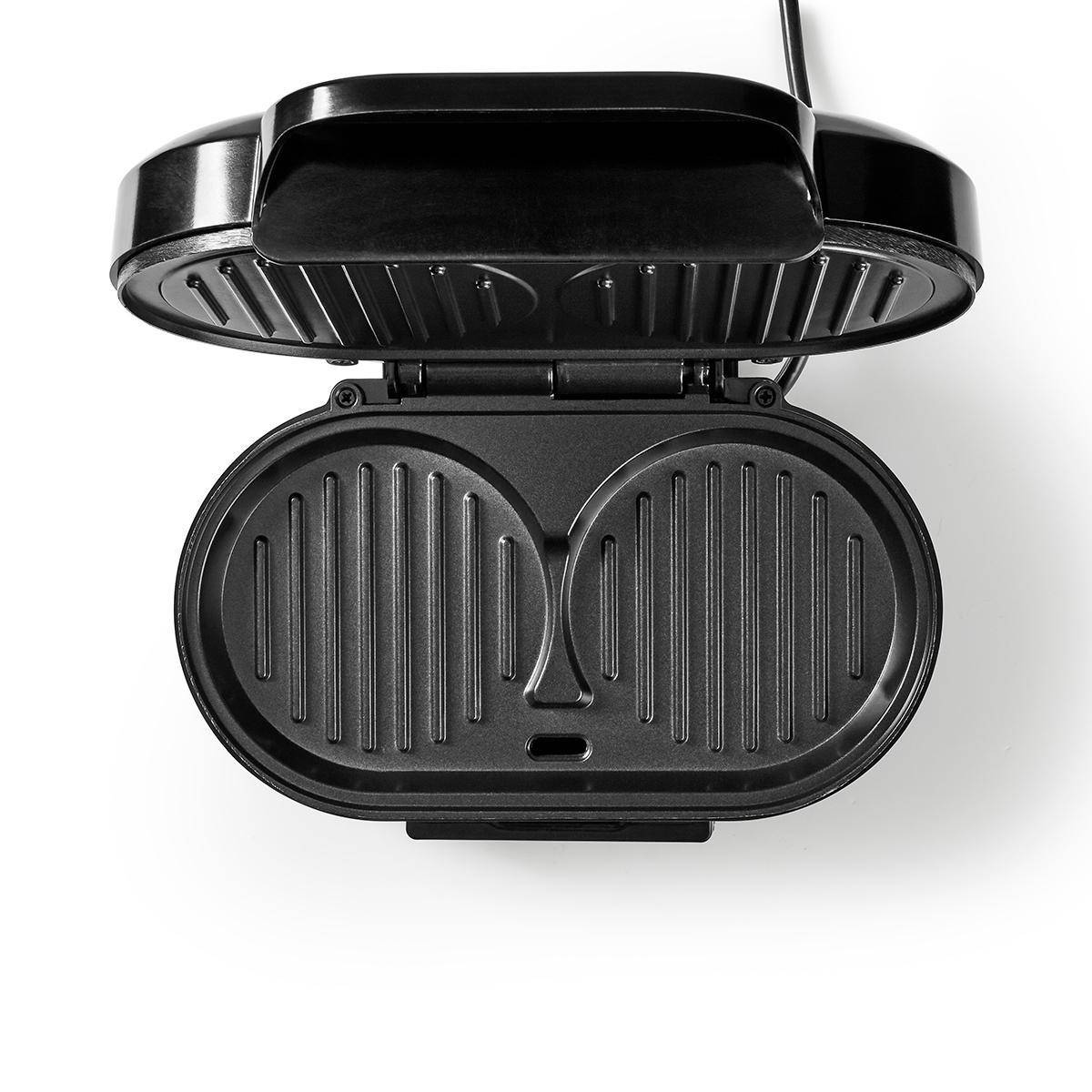 Appareil à Hamburger électrique 1000W 10.5Cm Revêtement anti adhésif NEDIS - Image 4