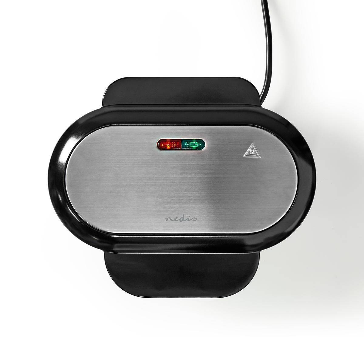 Appareil à Hamburger électrique 1000W 10.5Cm Revêtement anti adhésif NEDIS - Image 5