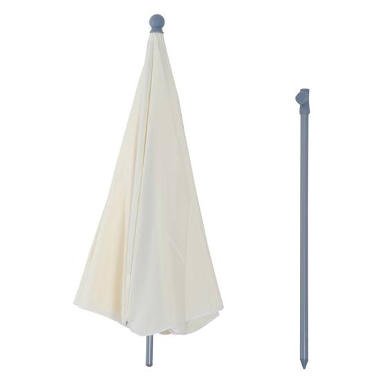 Outsunny - Parasol inclinable octogonal jardin/plage Ø2m sac transport inclus métal/polyester crème - Outsunny - Image 7