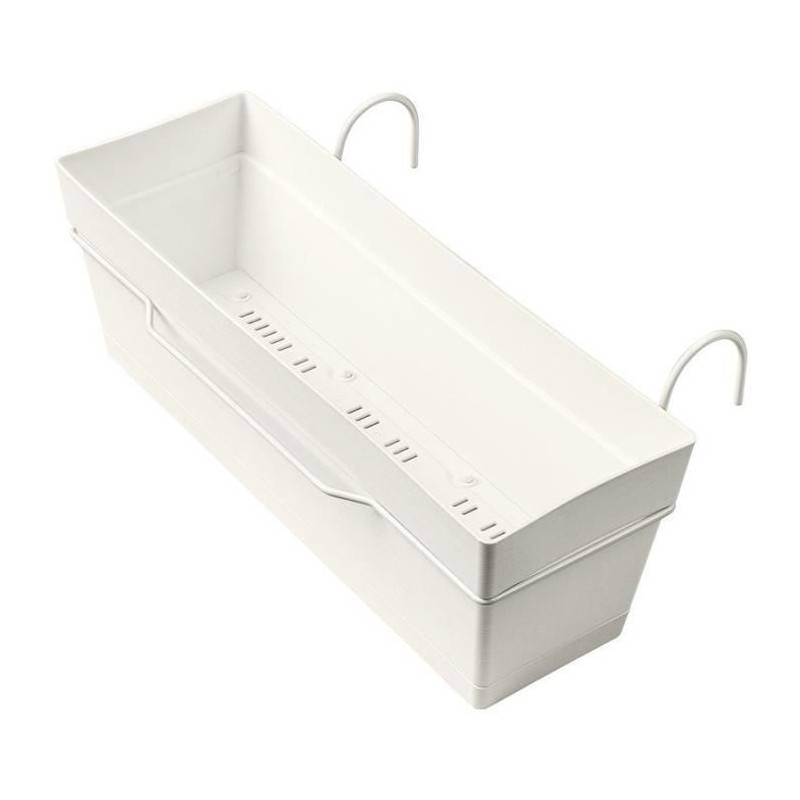 Deroma - Jardiniere - Deroma - Kit Jardiniere Save R - 10l - 49cm - Blanc - Image 1