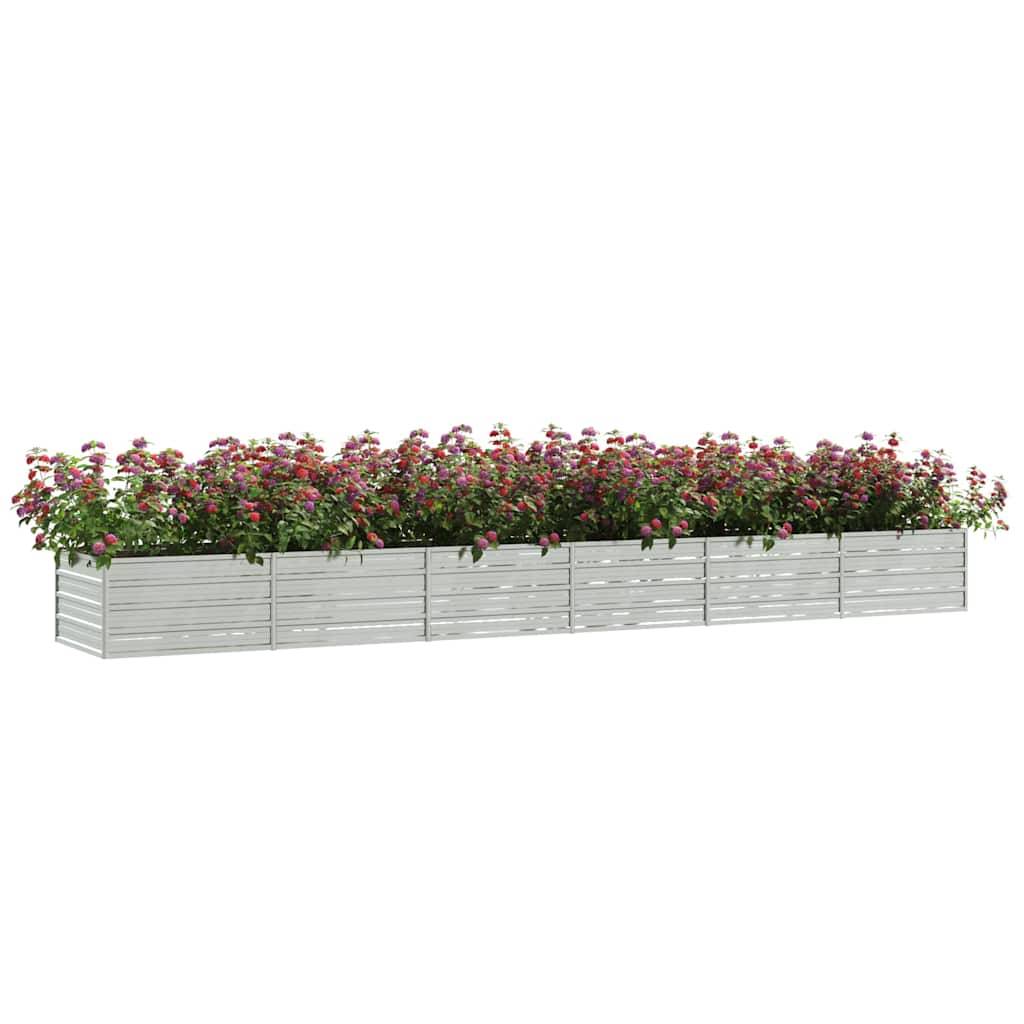 Prolenta Premium - Jardinière acier argent 480 x 80 x 45 cm - Prolenta premium p355.8 - Image 6