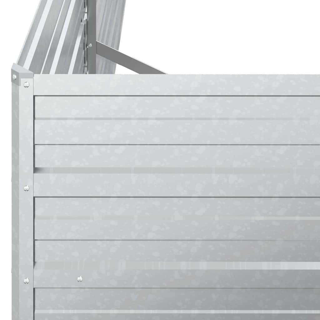 Prolenta Premium - Jardinière acier argent 480 x 80 x 45 cm - Prolenta premium p355.8 - Image 5