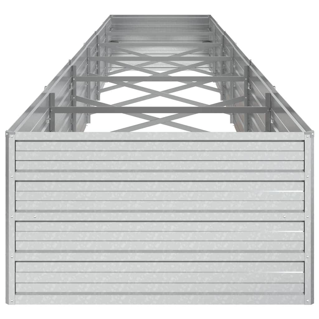Prolenta Premium - Jardinière acier argent 480 x 80 x 45 cm - Prolenta premium p362.4 - Image 5