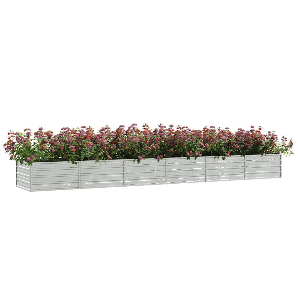 Prolenta Premium - Jardinière acier argent 480 x 80 x 45 cm - Prolenta premium p362.4 - Image 3