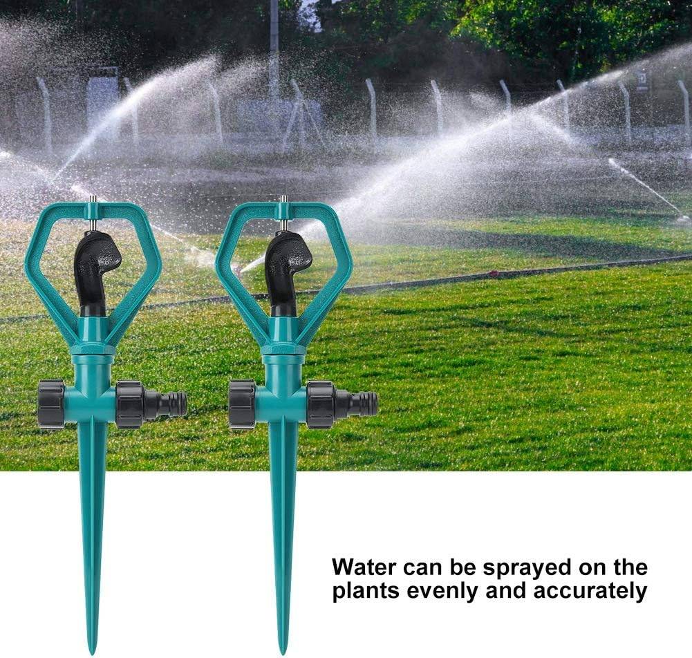 Arroseur automatique de jardin, buse rotative à 360°, avec insert au sol, accessoires d'arrosage pour l'irrigation agricole, pack de 2-Lytech - Image 4