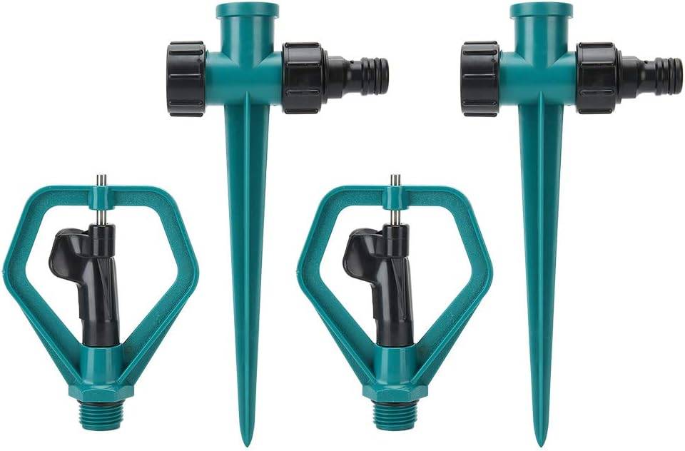 Arroseur automatique de jardin, buse rotative à 360°, avec insert au sol, accessoires d'arrosage pour l'irrigation agricole, pack de 2-Lytech - Image 5