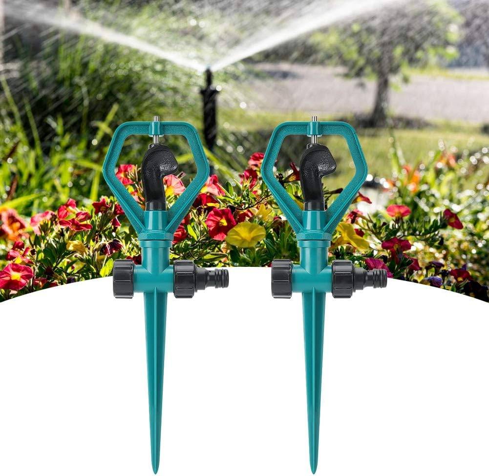 Arroseur automatique de jardin, buse rotative à 360°, avec insert au sol, accessoires d'arrosage pour l'irrigation agricole, pack de 2-Lytech - Image 1