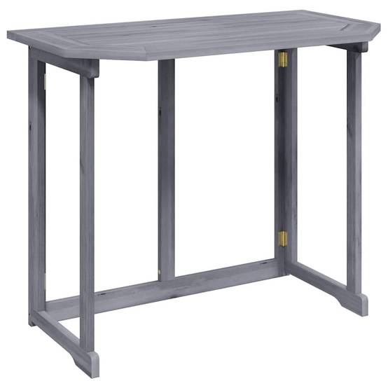 Table pliable de balcon Bois d'acacia massif 90 x 50 x 74 cm - PANGIVO - Image 1